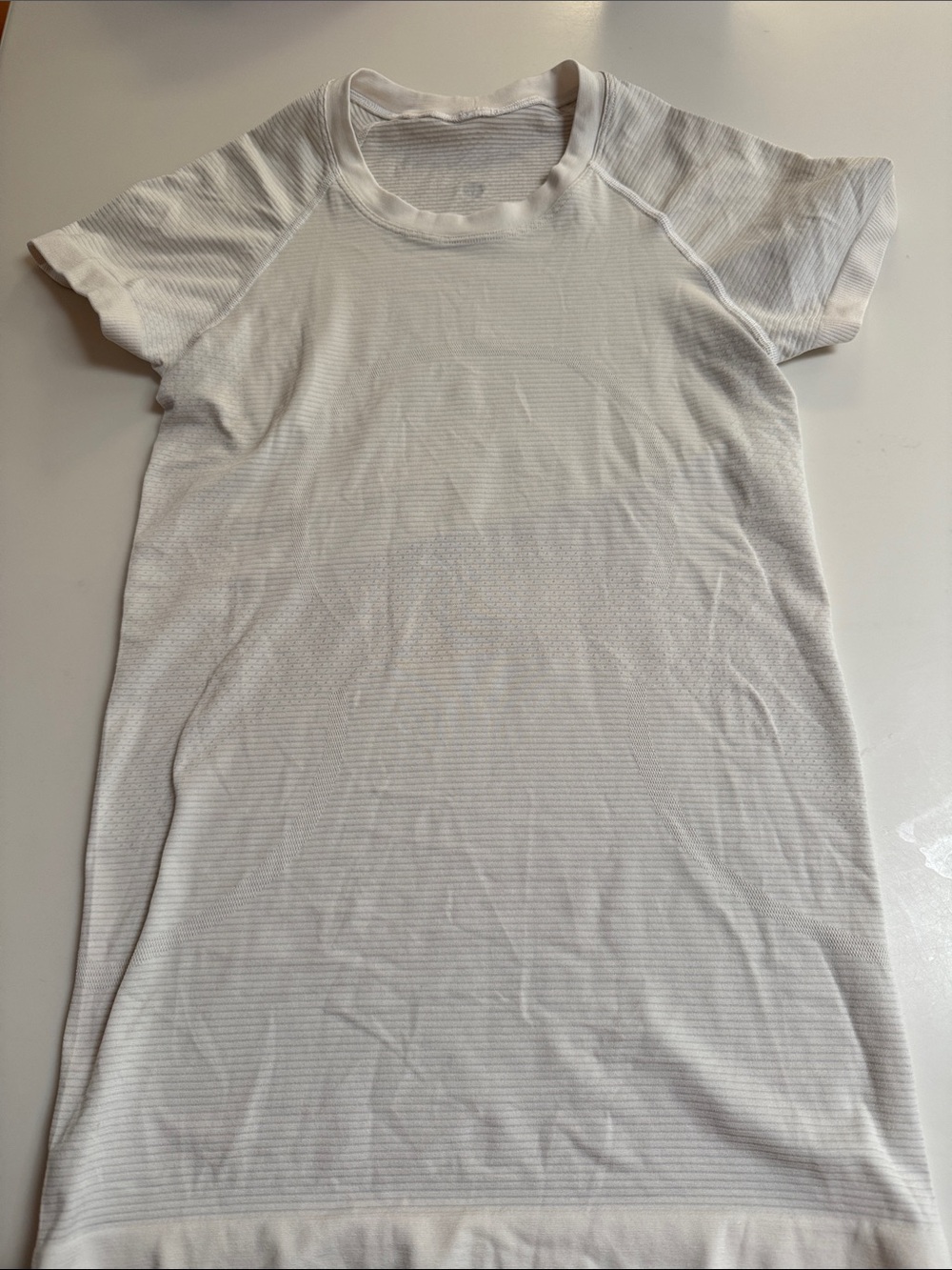 lululemon athletica White Short Sleeve Seamless Tee
